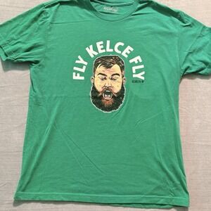 Philadelphia‎ Eagles Fly Kelce Fly Jason Kelce Graphic Tee Large